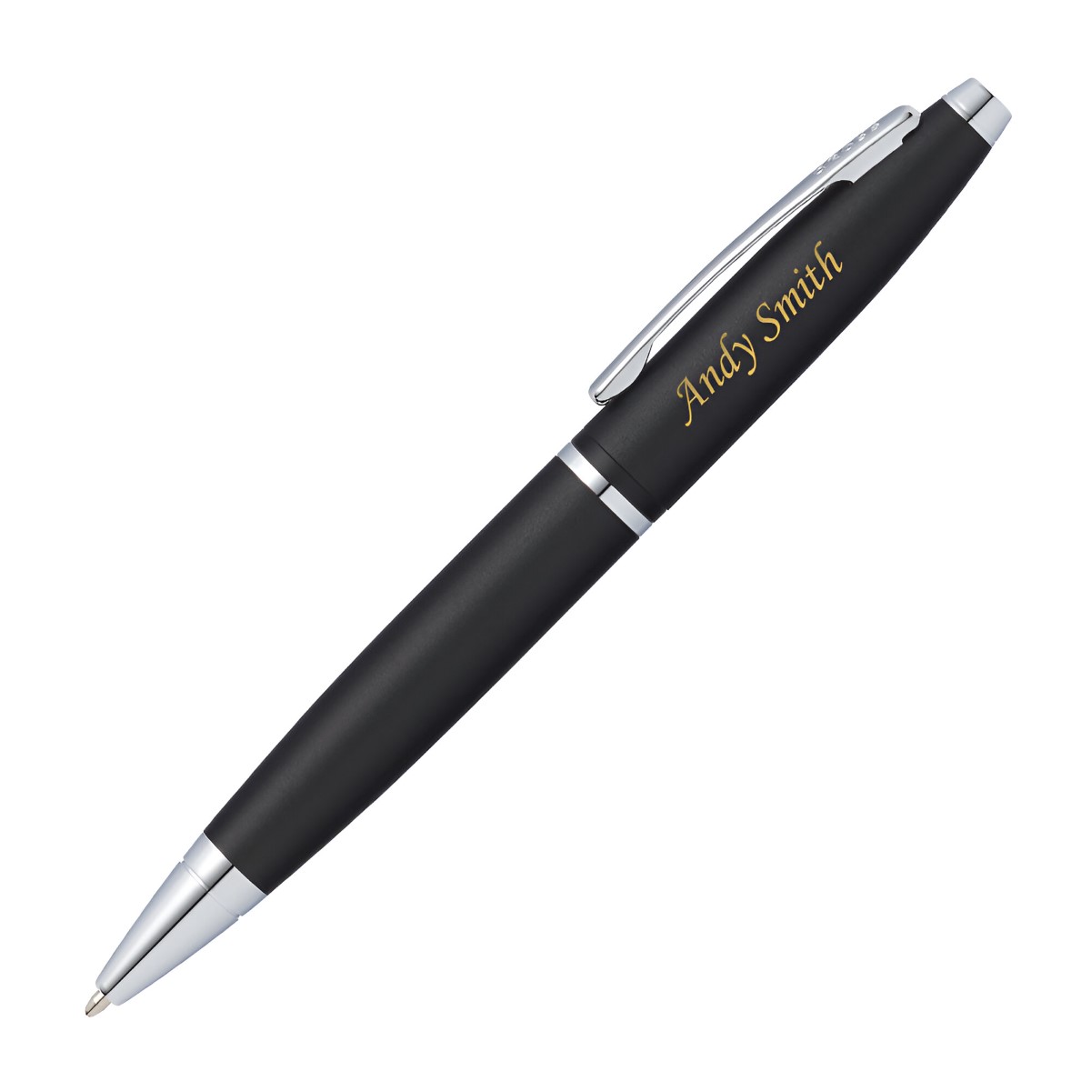 Personalised Cross Calais Matte Black Ballpoint Pen - Click Image to Close