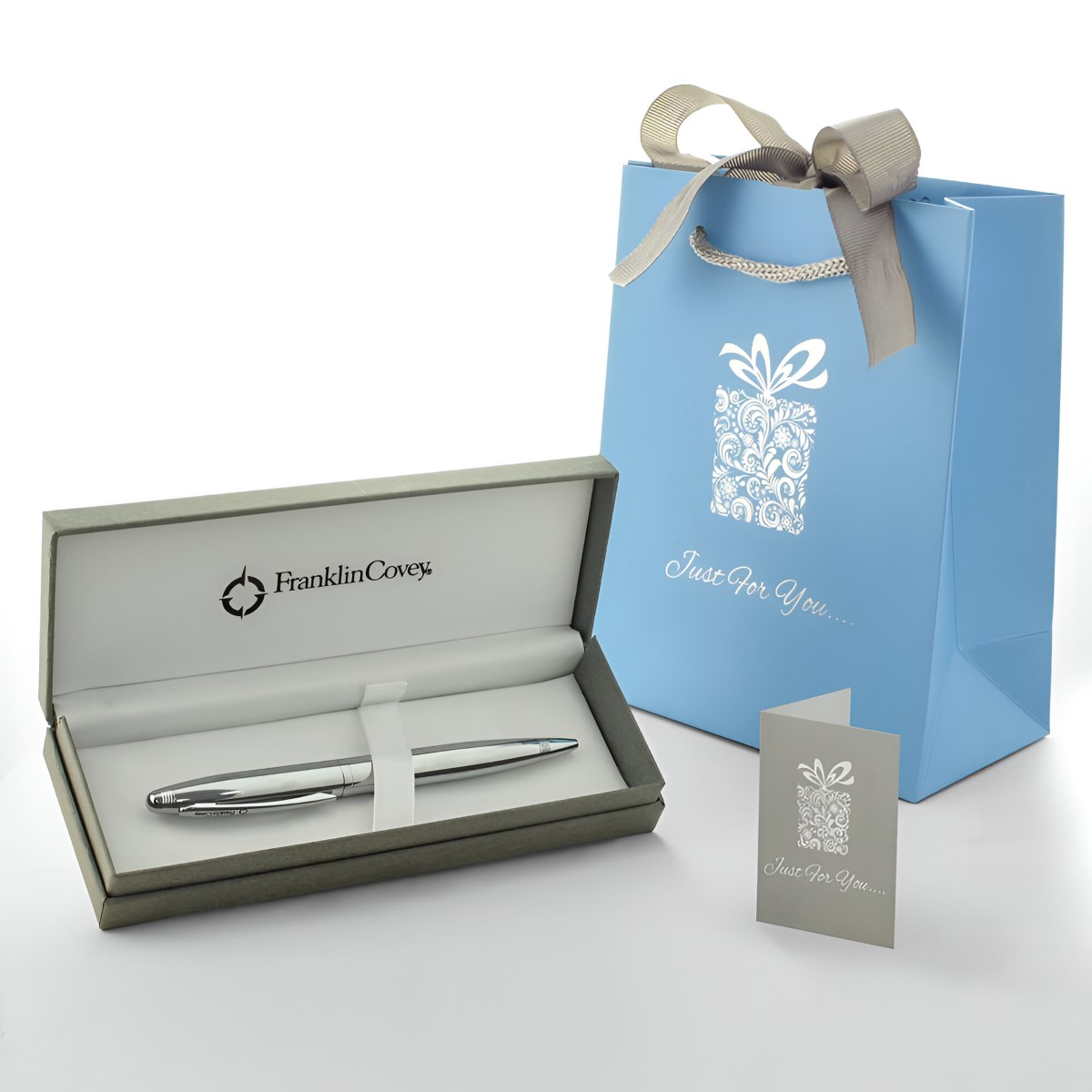 Personalised Franklin Covey Chrome Lexington Ball Pen