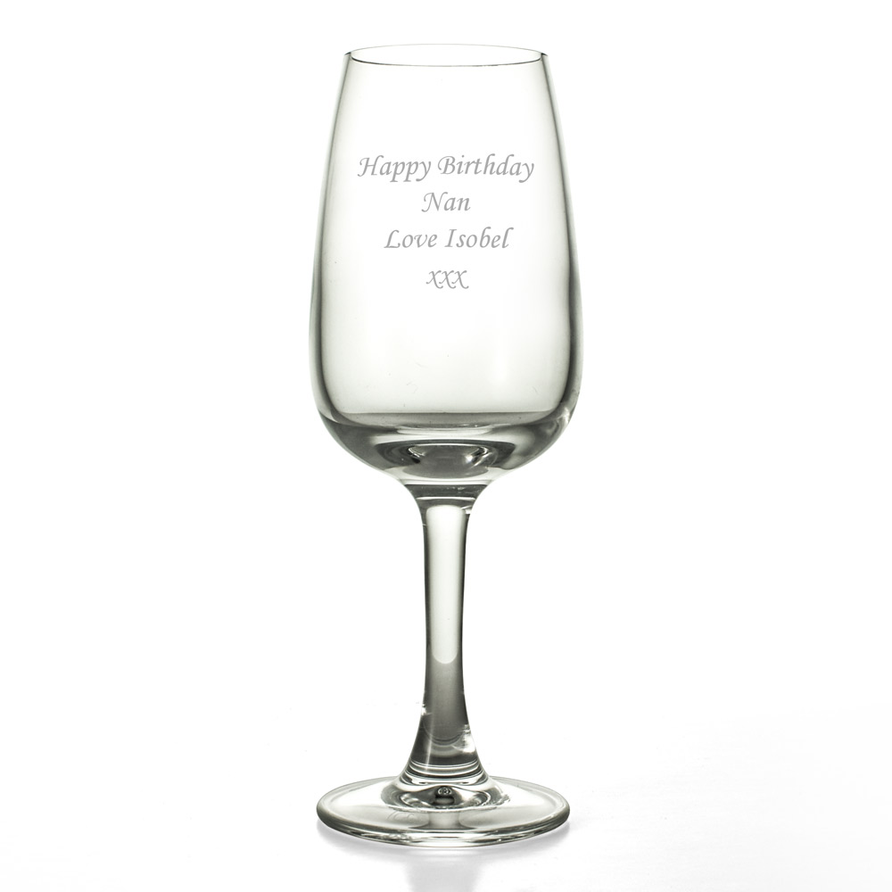 Personalised Tulip Port Glass - Click Image to Close