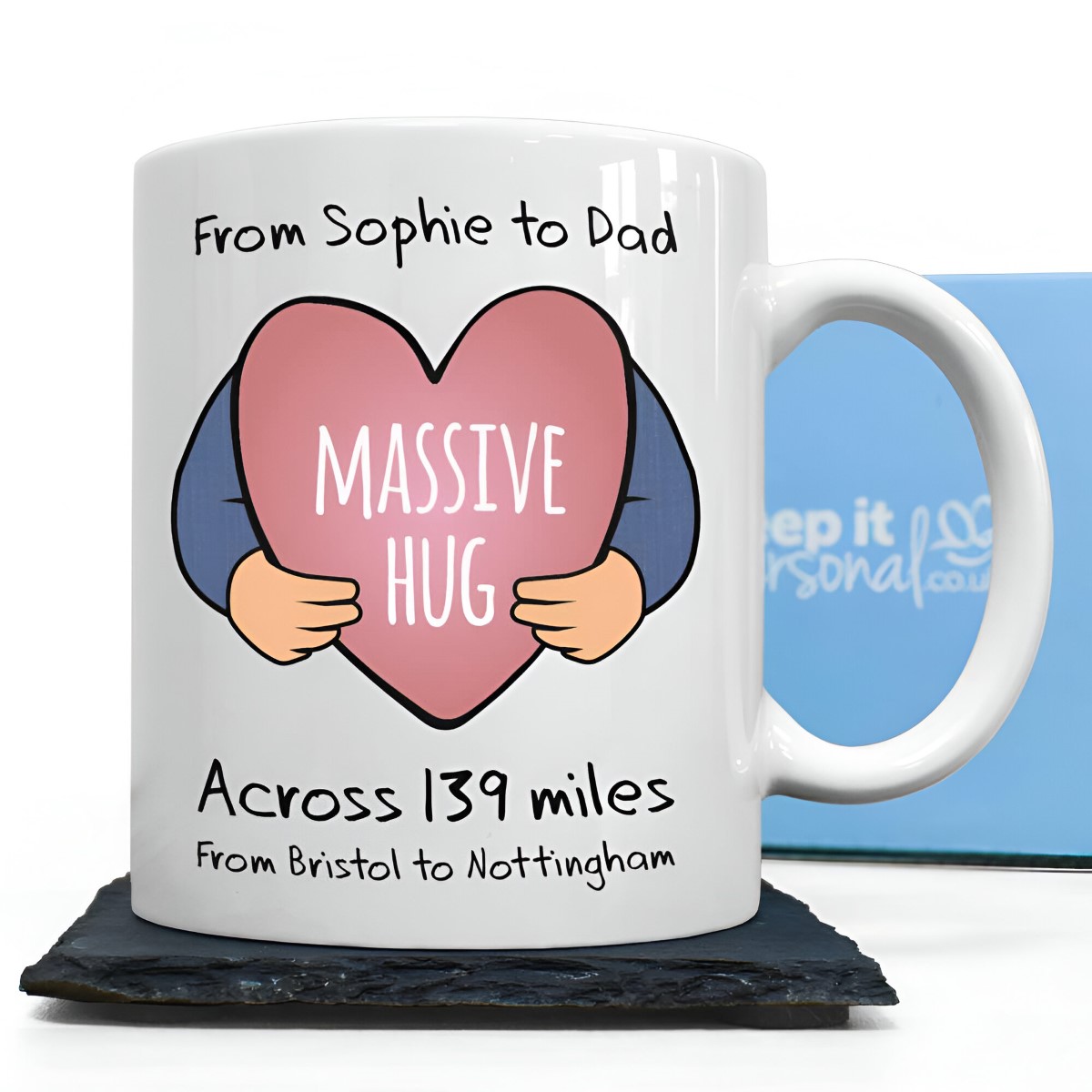 Personalised Mug - Massive Hug - Click Image to Close