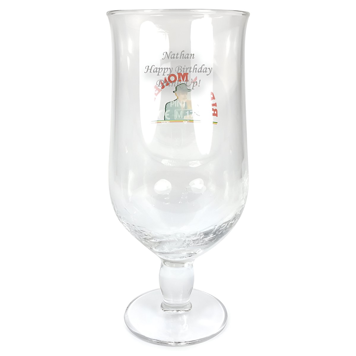 Personalised Authentic Birra Moretti Pint Glass