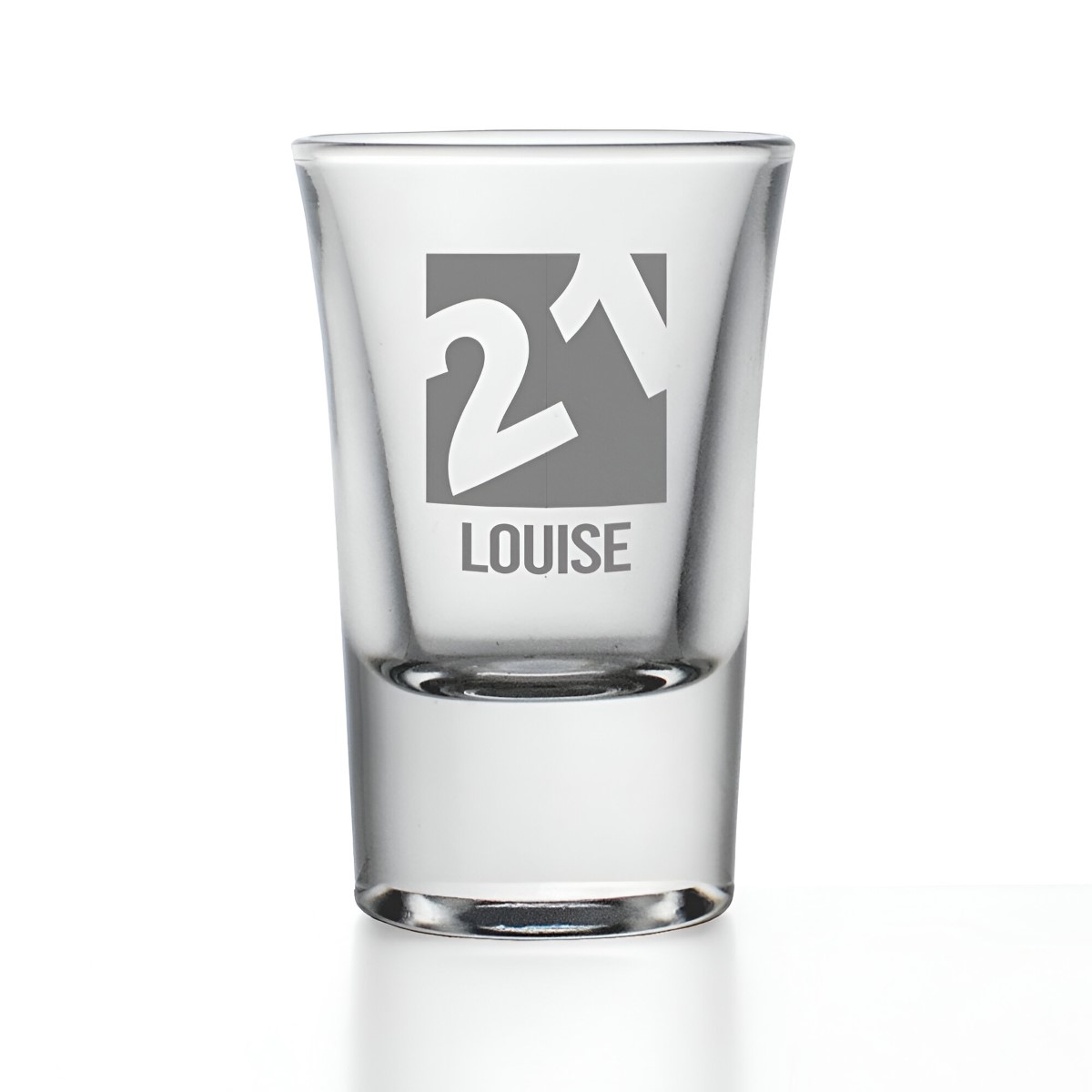 Personalised Shot Glass - 21st Birthday - Click Image to Close