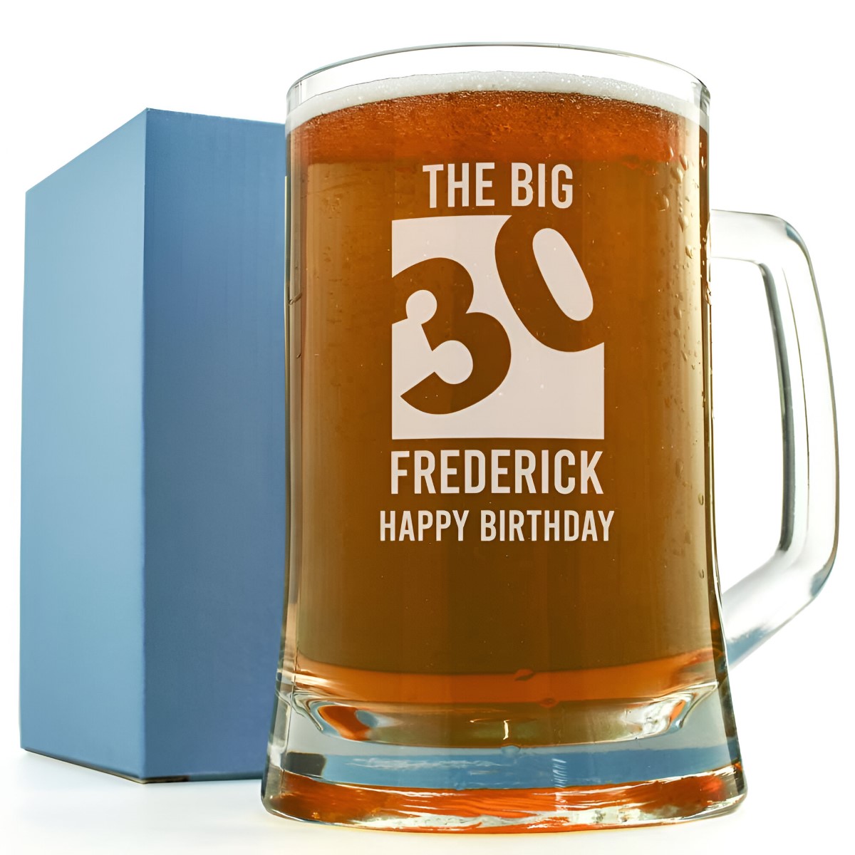 Personalised Tankard - Big 30 - Click Image to Close