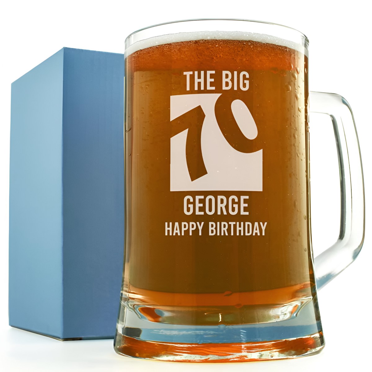 Personalised Tankard - Big 70 - Click Image to Close