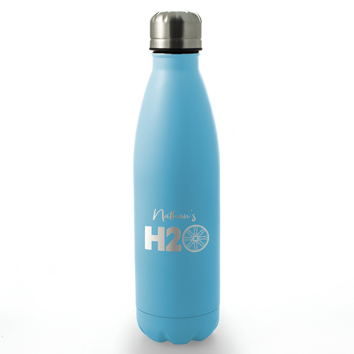 Personalised H20 Water Bottle 500ml - Any Colour Any Name - Click Image to Close