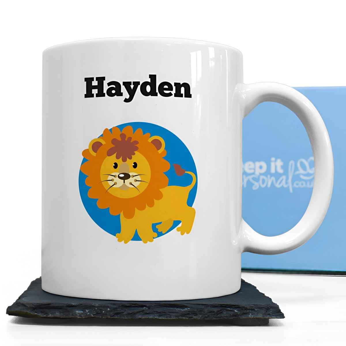 Personalised Mug - Lion - Click Image to Close