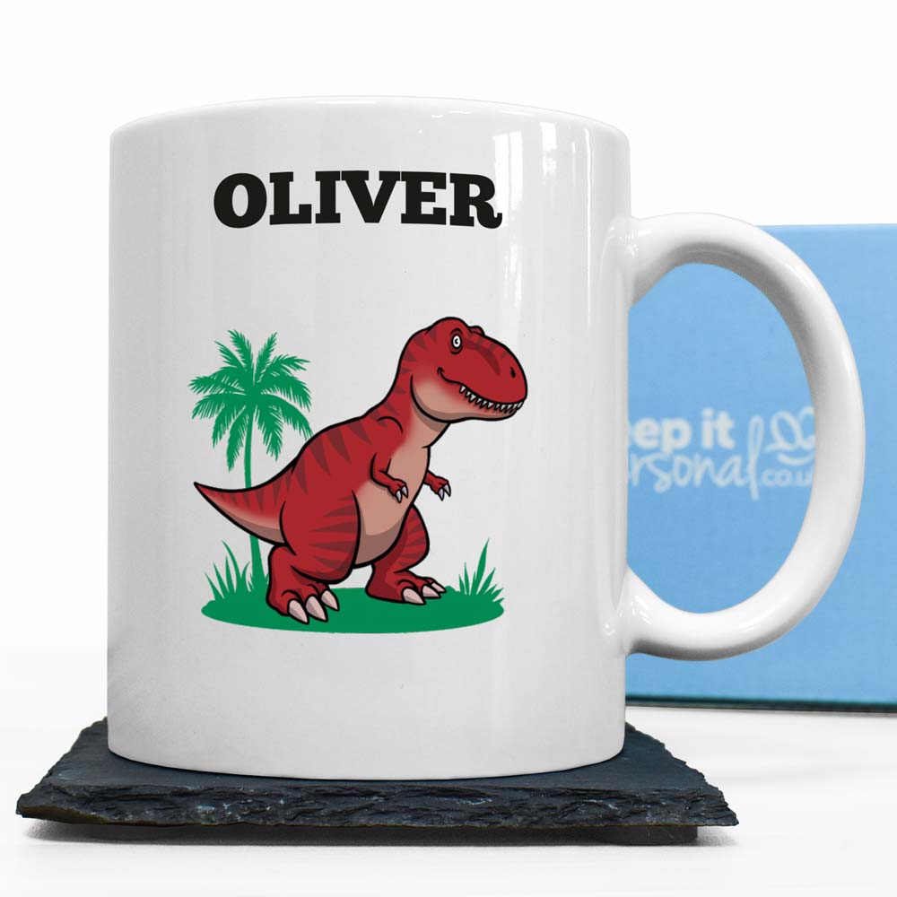 Personalised Mug - T-Rex - Click Image to Close