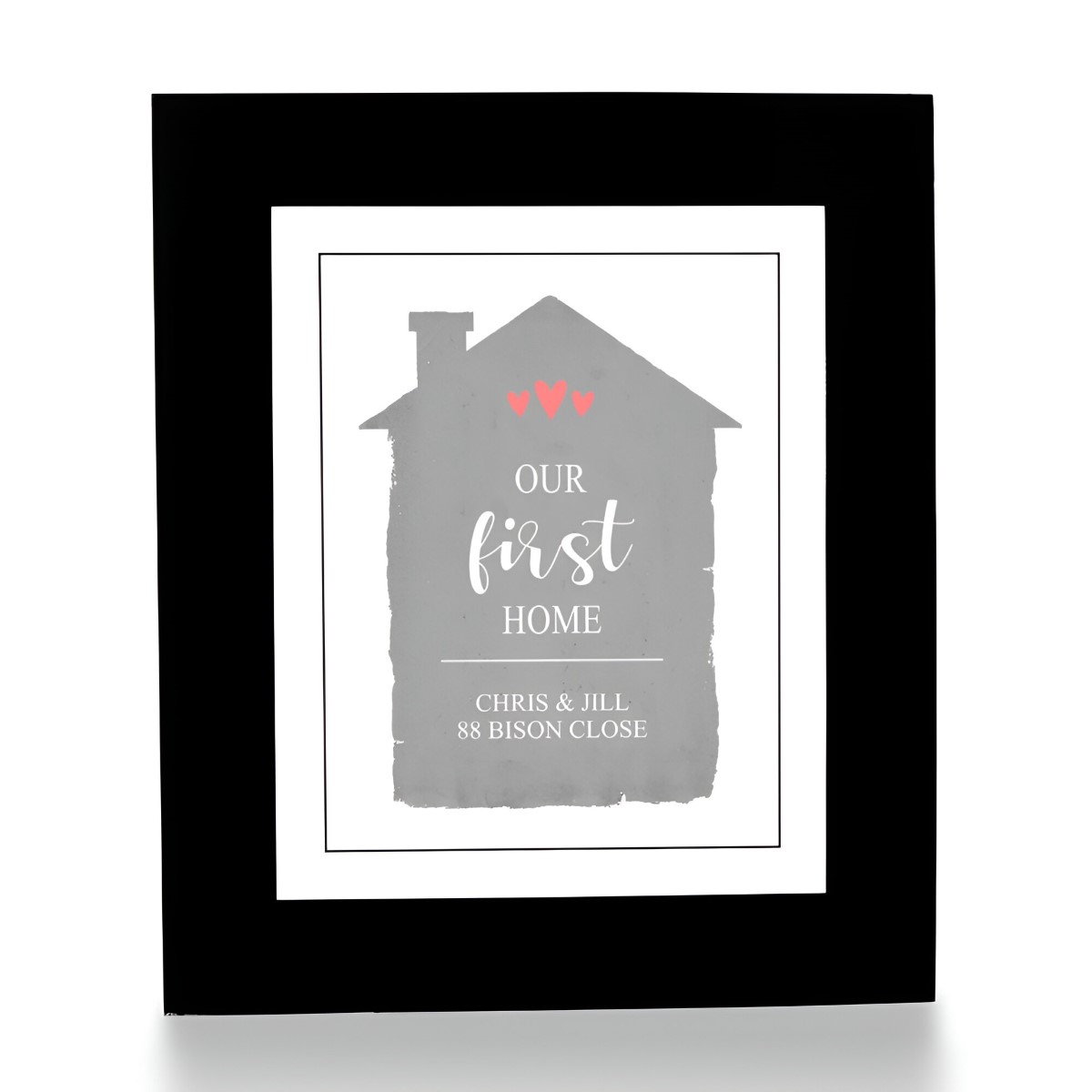 Personalised Print - Our First Home - Click Image to Close