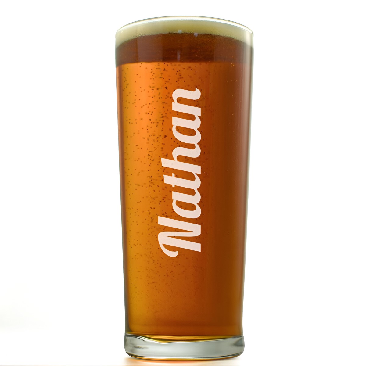 Personalised Any Name Straight Pint Glass - Click Image to Close