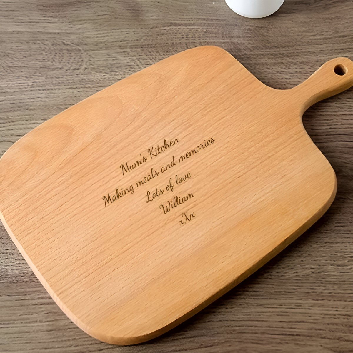 Personalised Handled Chopping Board - Click Image to Close