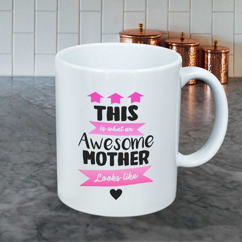 Personalised Mug - Awesome Mother - Click Image to Close