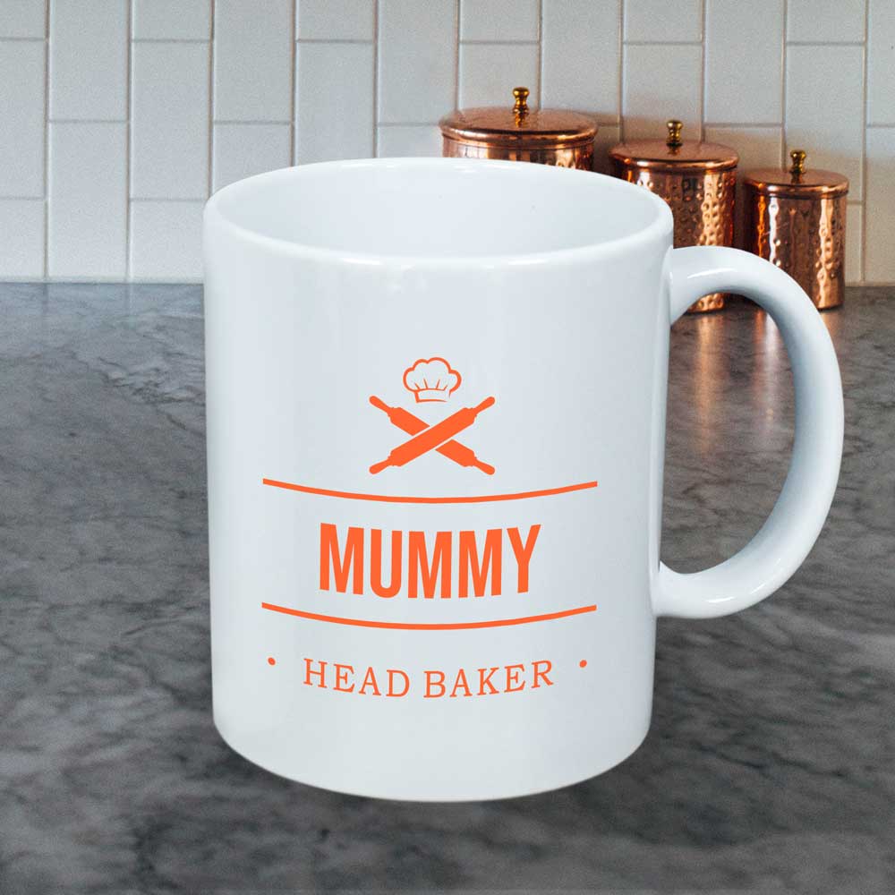 Personalised Mug - Head Baker - Click Image to Close