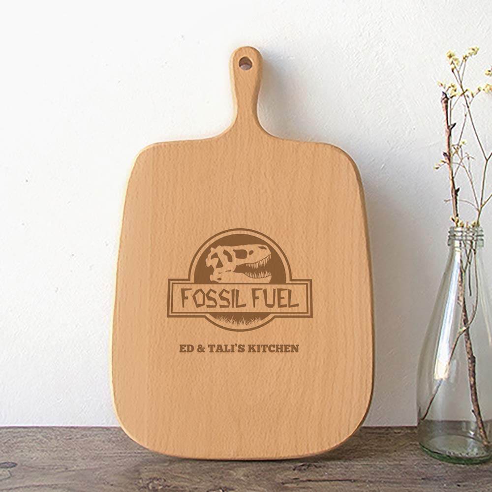 Personalised Dinosaur Handled Serving Board - Click Image to Close