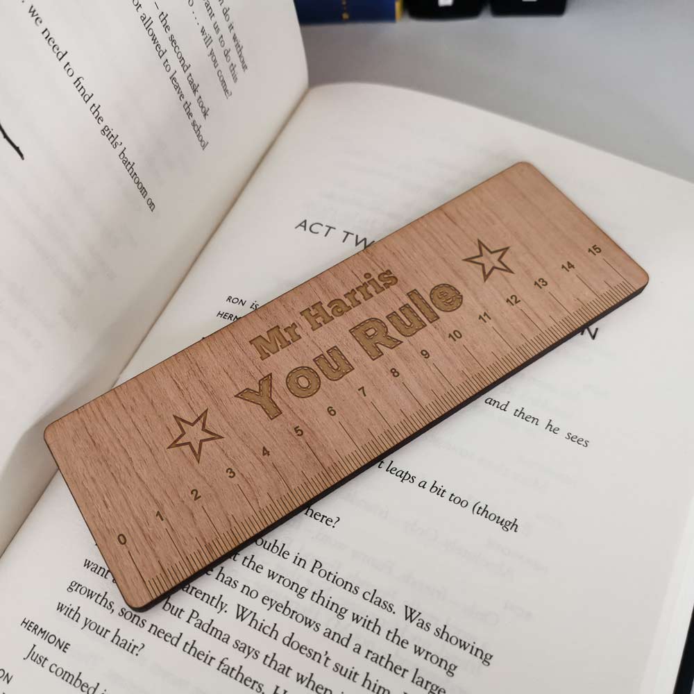 Personalised You Rule Bookmark For Teachers - Click Image to Close