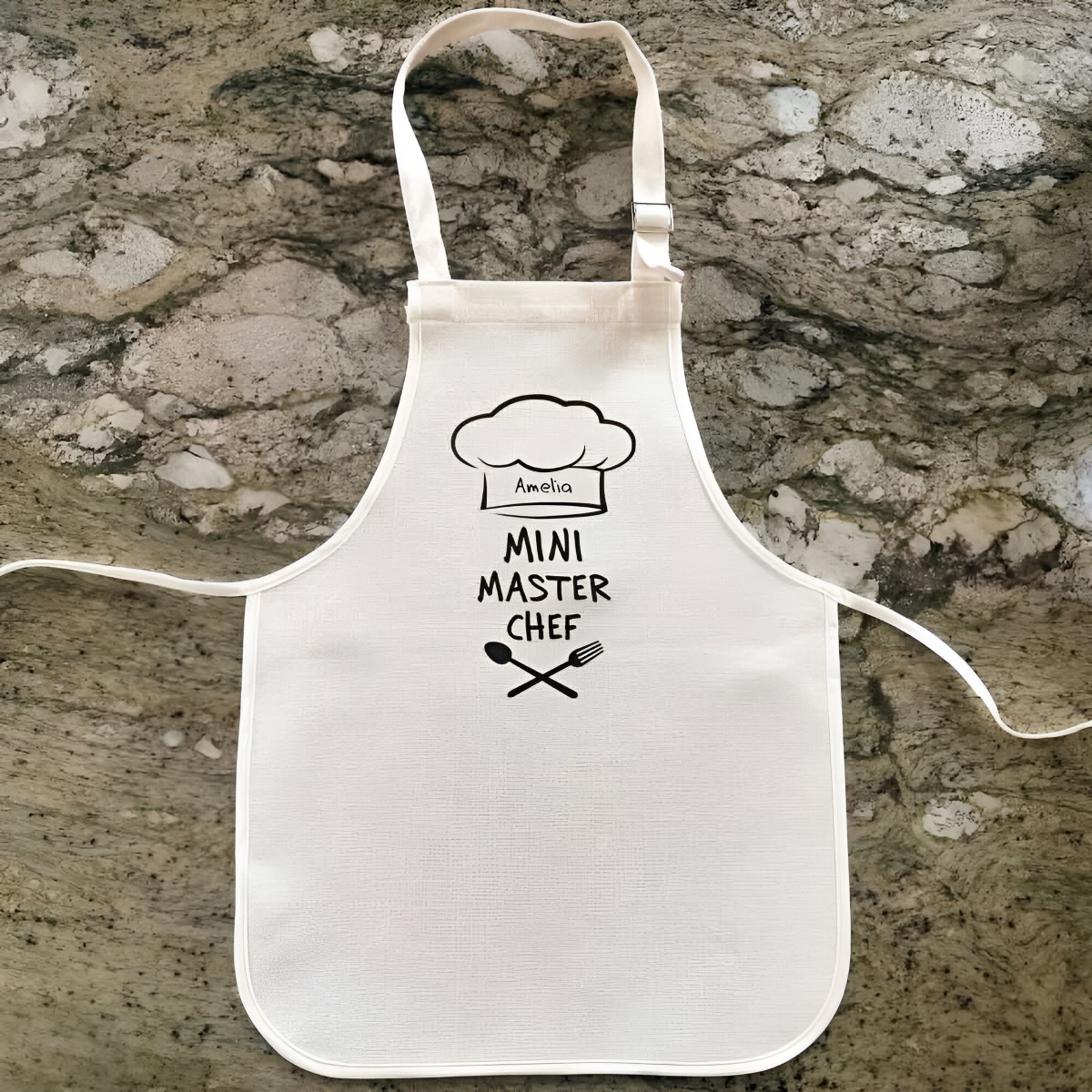 Personalised Childrens Apron - Mini Master Chef - Click Image to Close