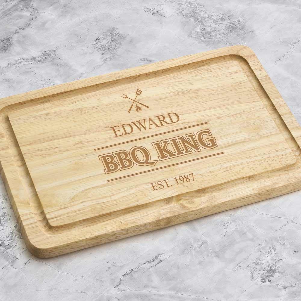 Personalised Oak Chopping Board Engraved Presents for Husband Brother Son Birthday Gifts For Men 