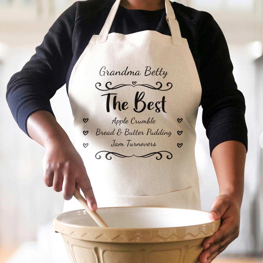Personalised Apron - The Best - Click Image to Close