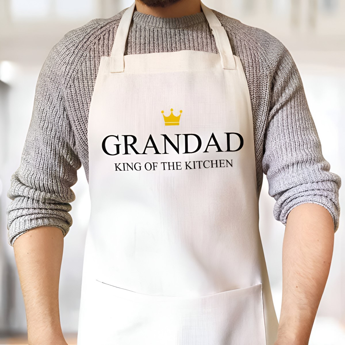 Personalised Apron - Crown - Click Image to Close