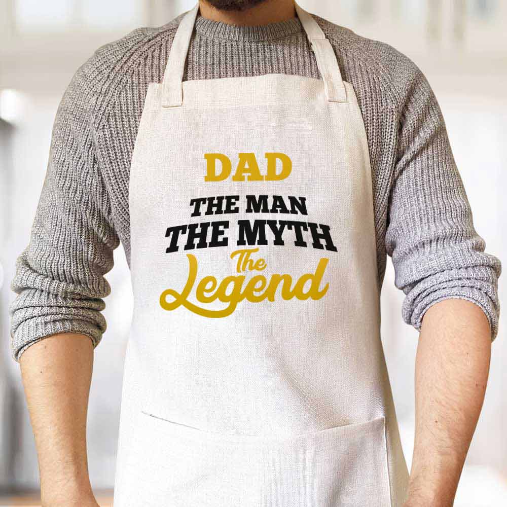 Personalised Apron - The Man, The Myth, The Legend - Click Image to Close