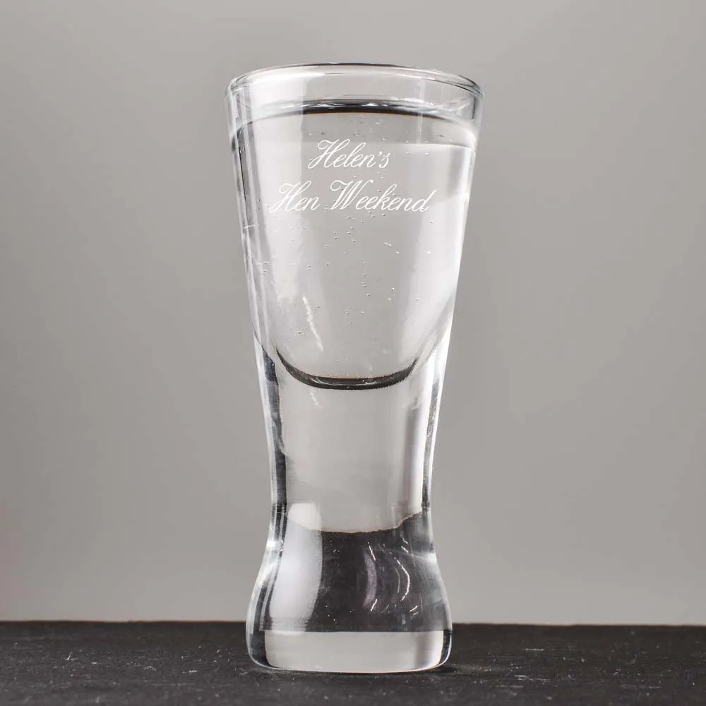 Personalised Sambuca Shot Glass 5cl - Click Image to Close