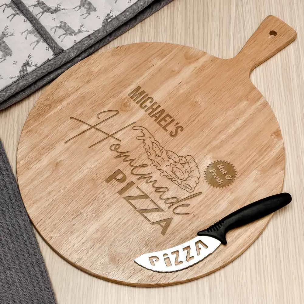 Personalised Homemade Pizza Board - Click Image to Close