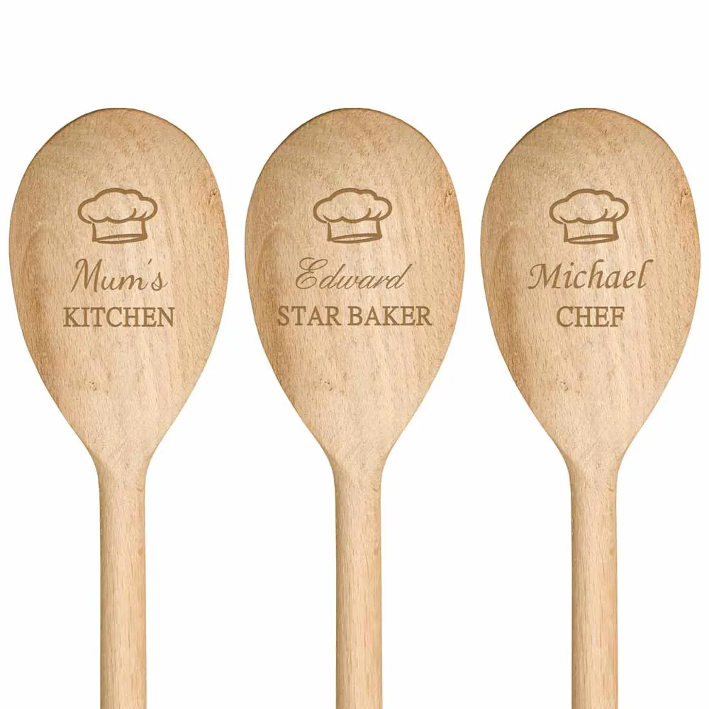 Personalised Wooden Spoon Custom Gift Idea - Click Image to Close