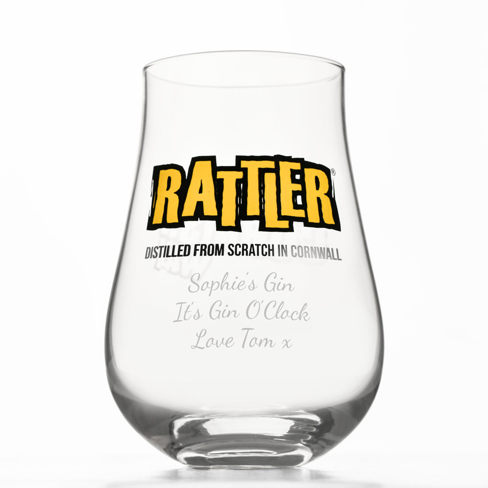 Personalised Rattler Gin Mixer Glass - Click Image to Close