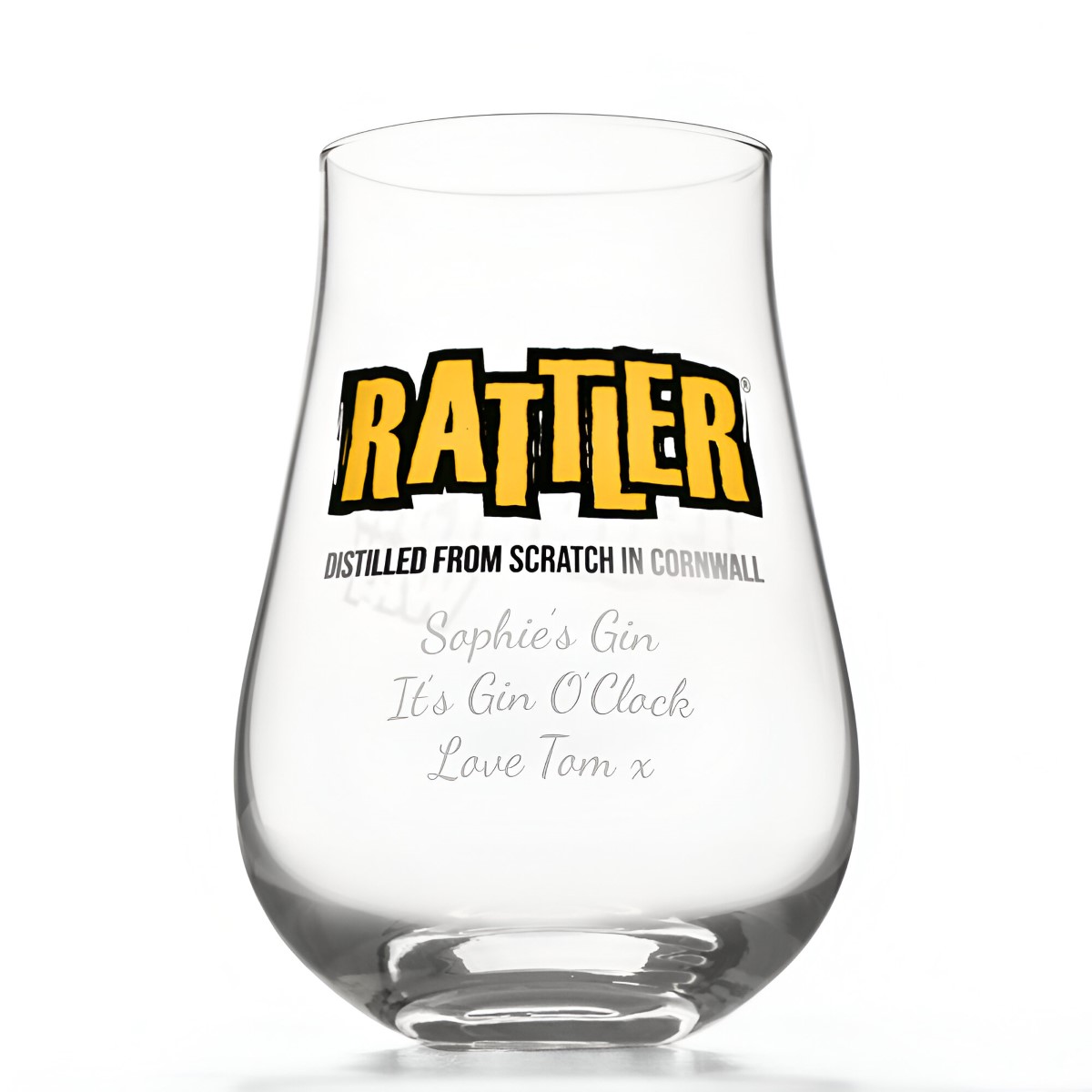 Personalised Rattler Gin Mixer Glass - Click Image to Close