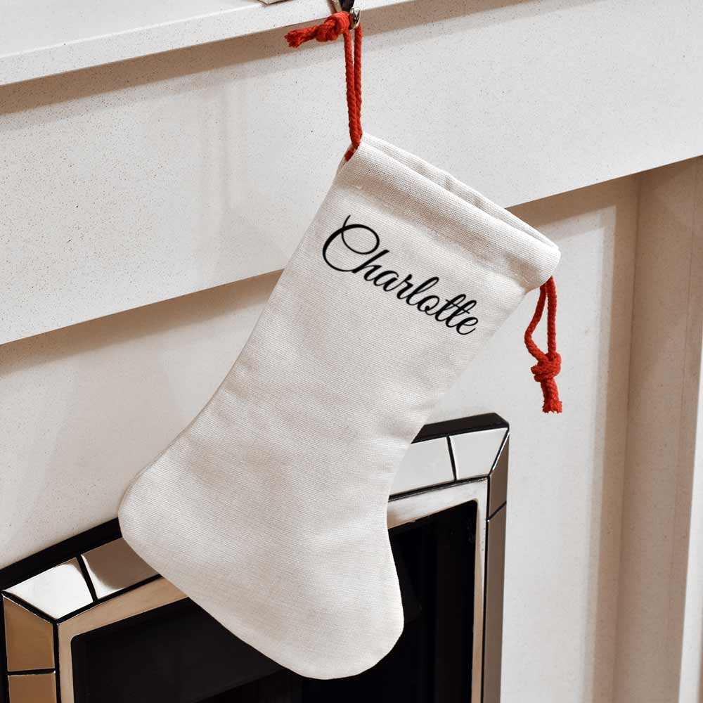 Personalised Christmas Stocking Any Name - Click Image to Close