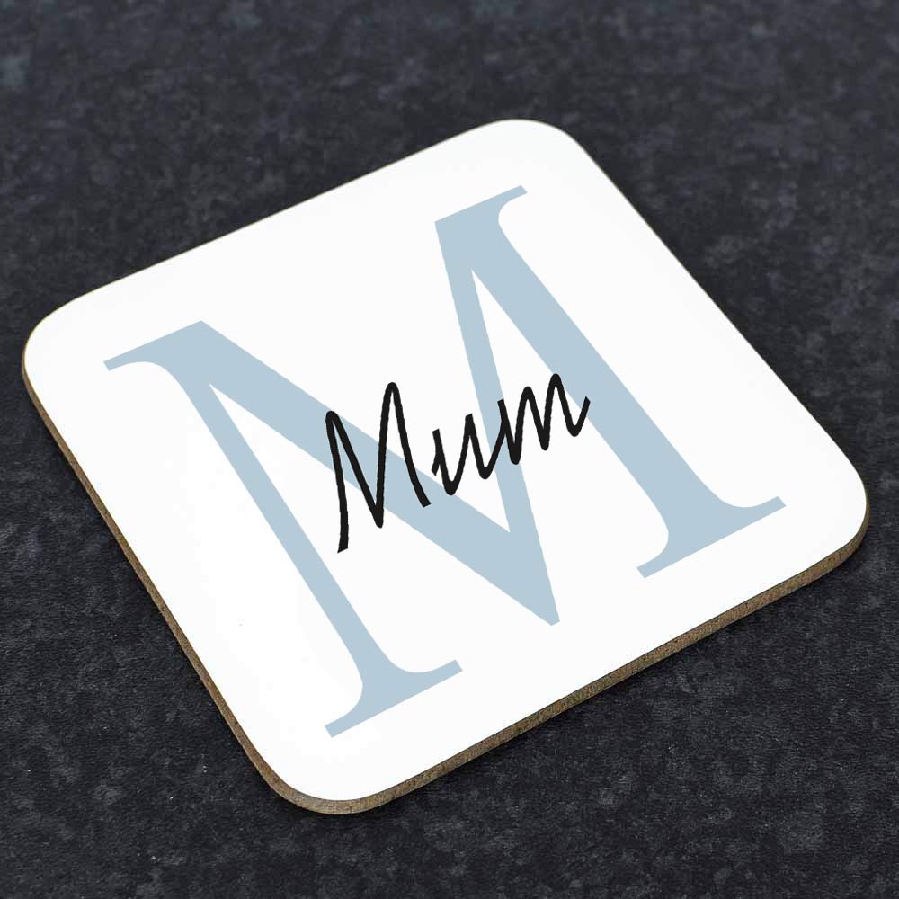 Personalised Coaster - Name And Initial - Click Image to Close
