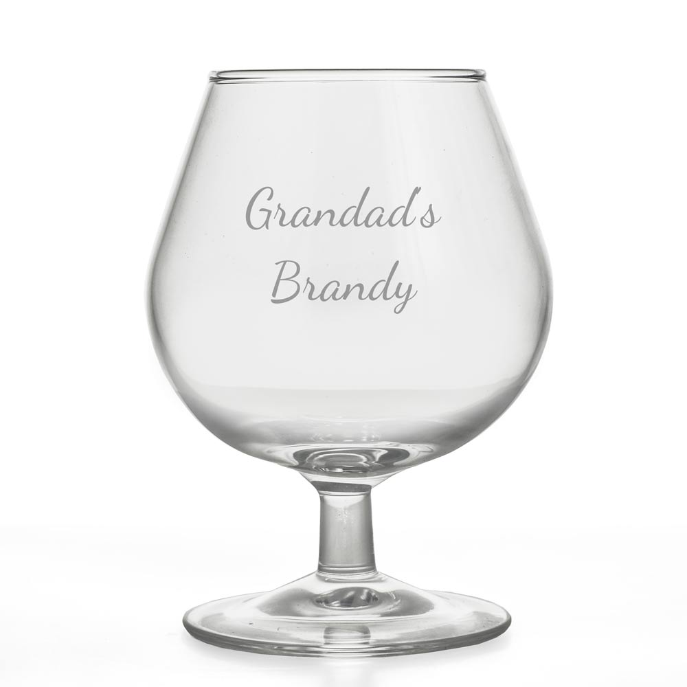 Personalised Brandy Glass - 25 cl - Click Image to Close