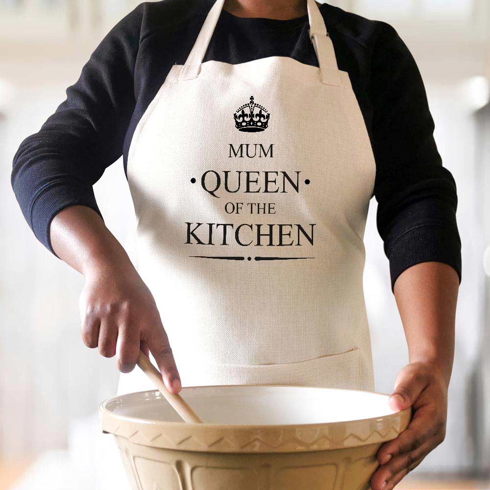 Personalised Apron - Queen Of The Kitchen - Click Image to Close