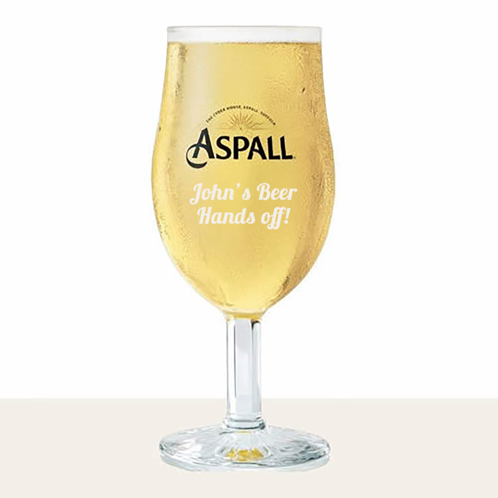 Personalised Aspall Cider Pint Chalice - Click Image to Close