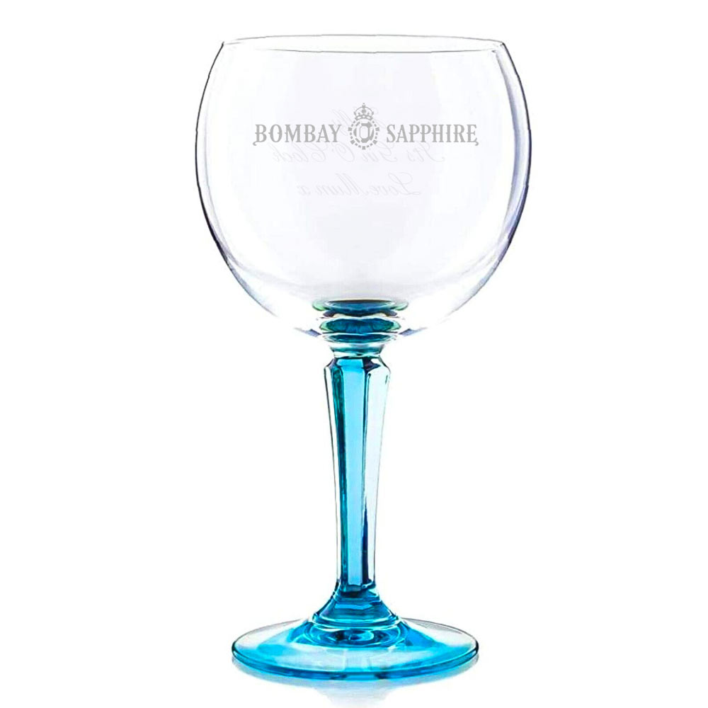 Personalised Bombay Sapphire Gin Glass - Click Image to Close