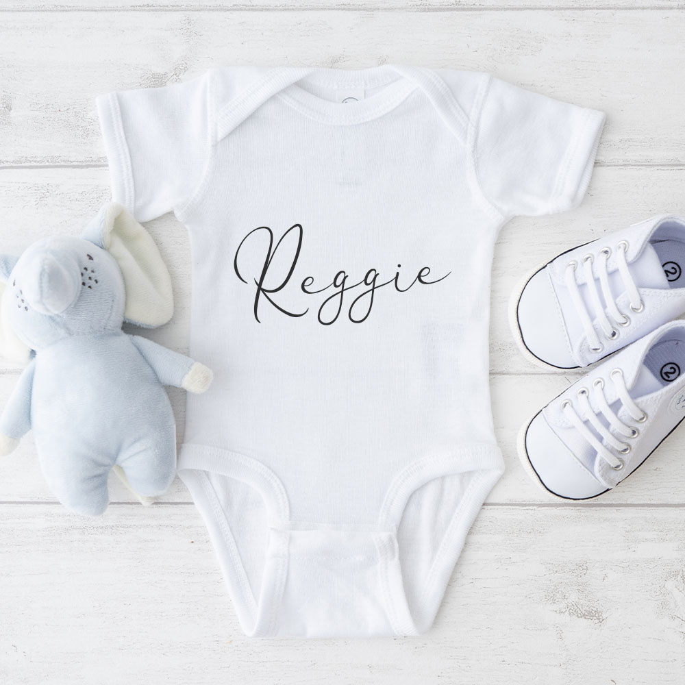 Personalised Baby Grow Any Name - Click Image to Close