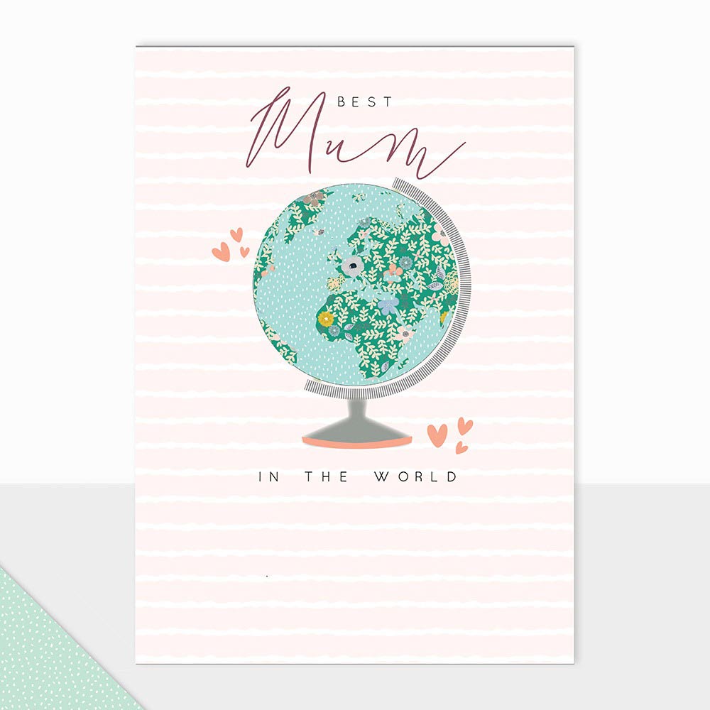 Best Mum In The World Greeting Card - Click Image to Close