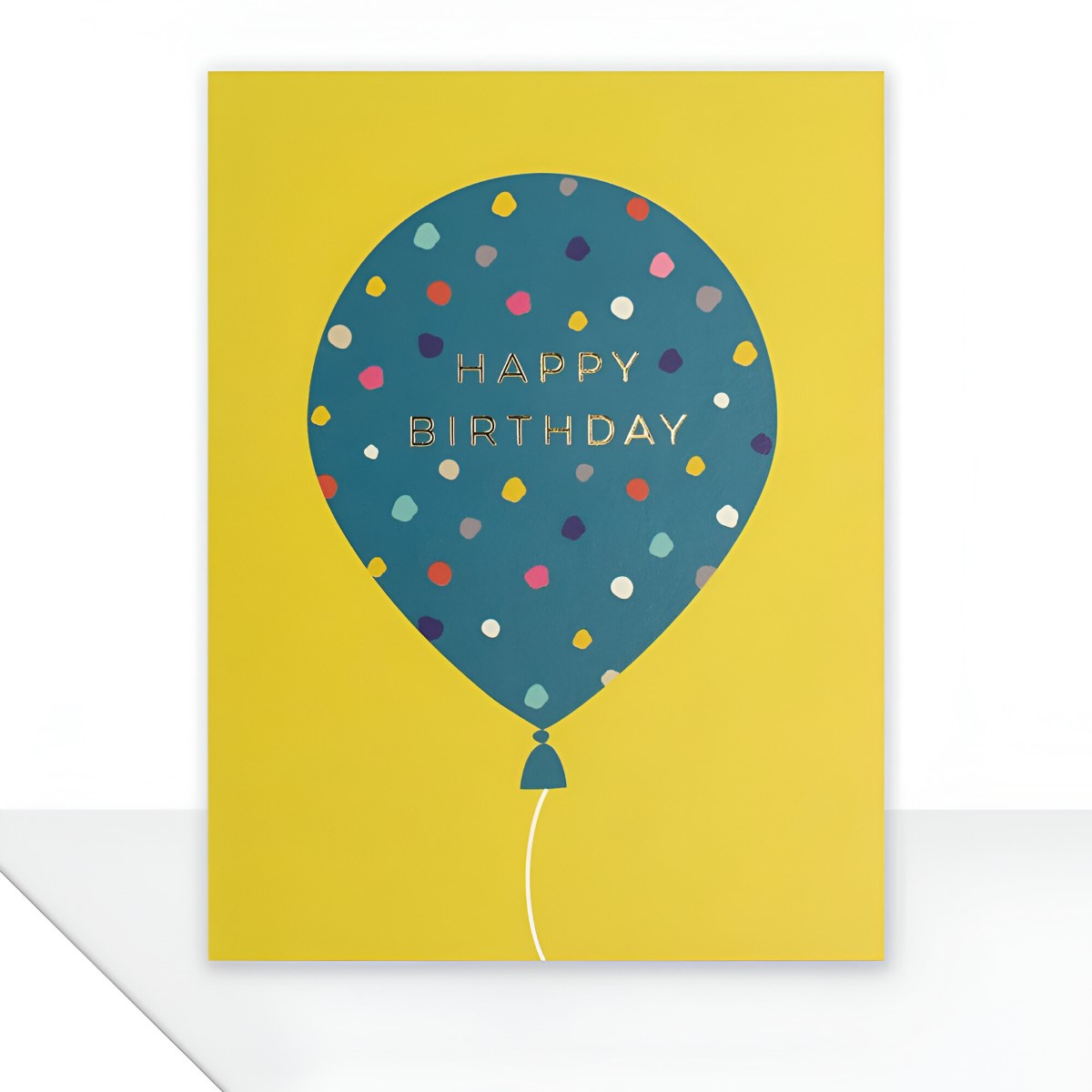 Happy Birthday Balloon Greeting Card - Click Image to Close