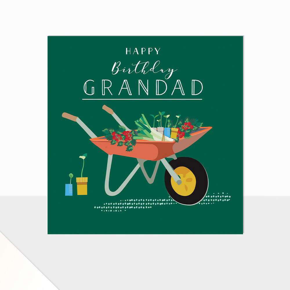 Happy Birthday Grandad Gardening Greeting Card - Click Image to Close