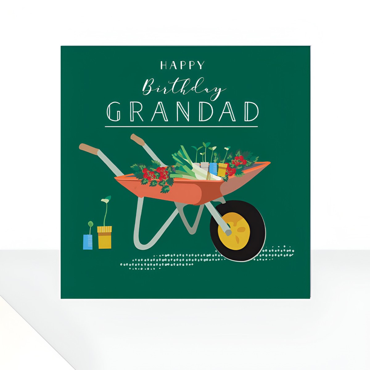 Happy Birthday Grandad Gardening Greeting Card - Click Image to Close