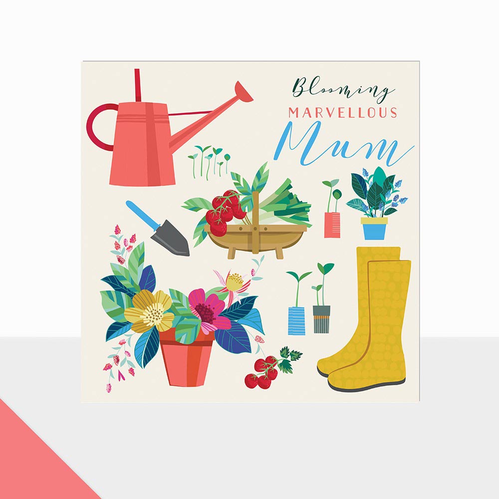 Blooming Marvellous Mum Greeting Card - Click Image to Close