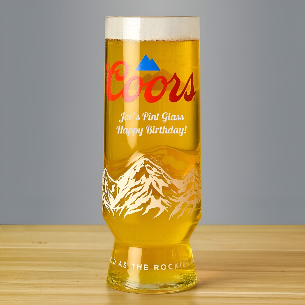 Personalised Coors Pint Glass - Click Image to Close