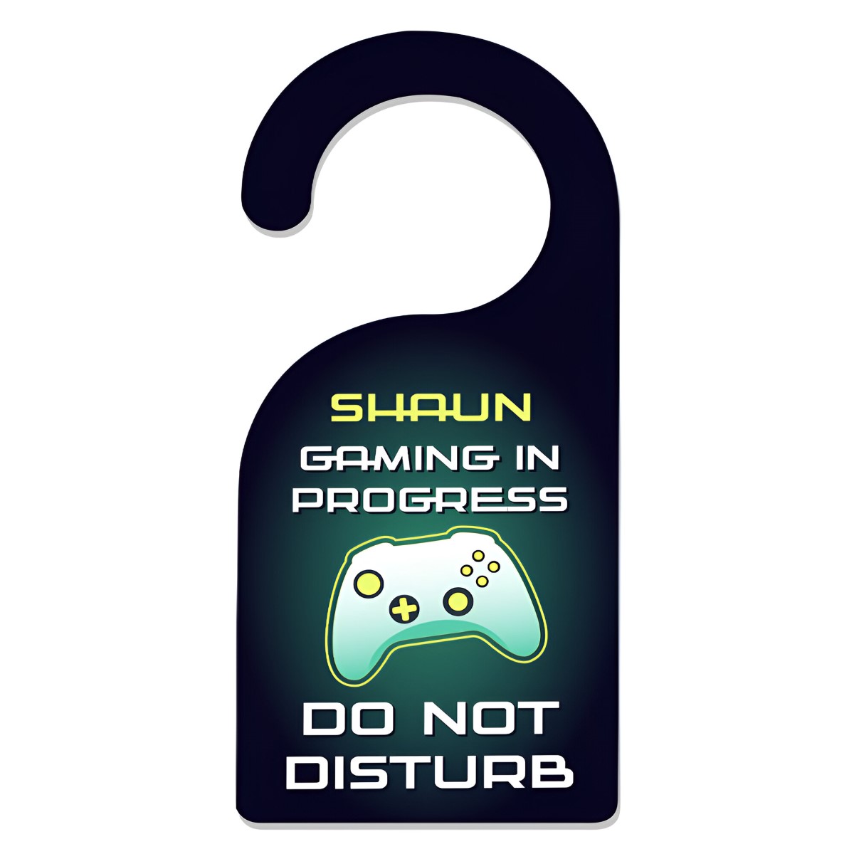 Personalised Gaming In Progress Door Hanger - Click Image to Close