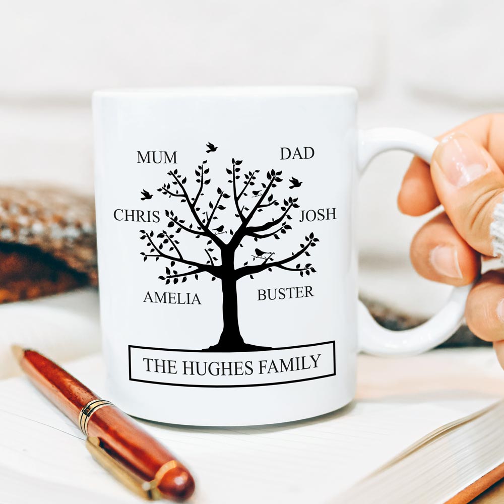 Personalised Mug - Family Tree - Click Image to Close