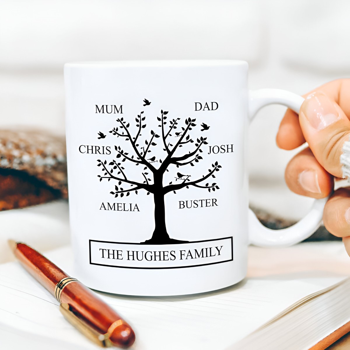 Personalised Mug - Family Tree - Click Image to Close