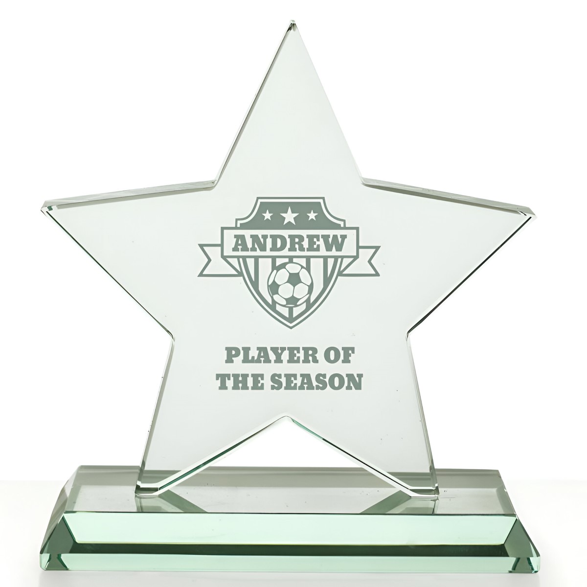 Personalised Football Star Award Trophy - Click Image to Close