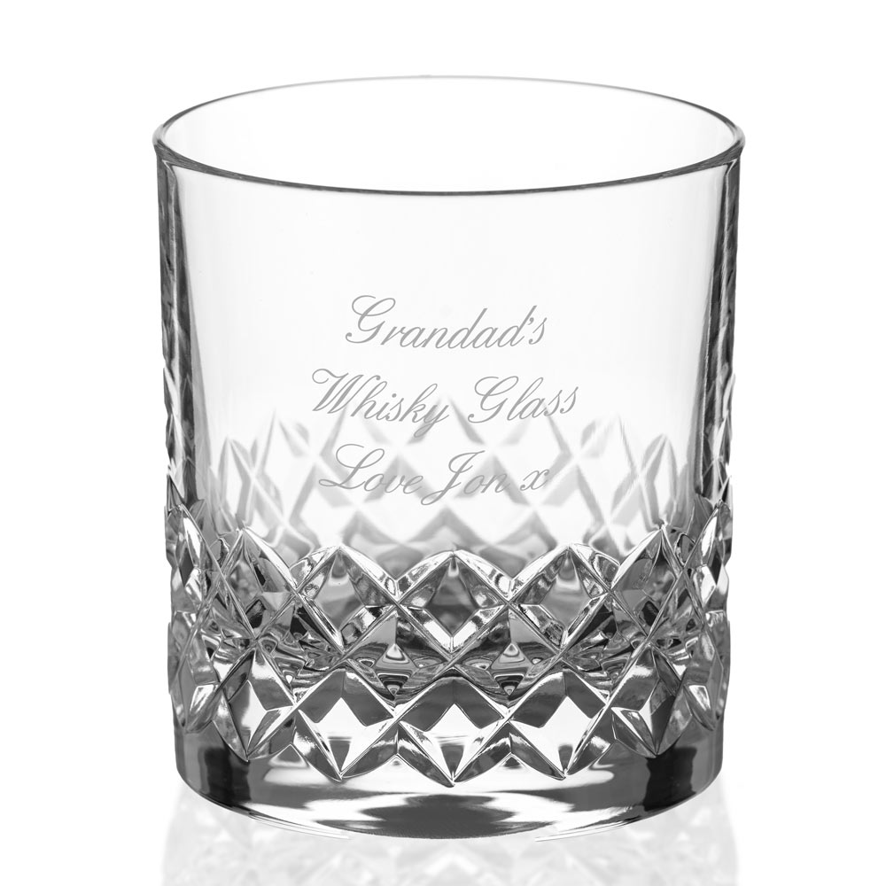Personalised Super Heavy Grosvenor Whisky Tumbler - Click Image to Close