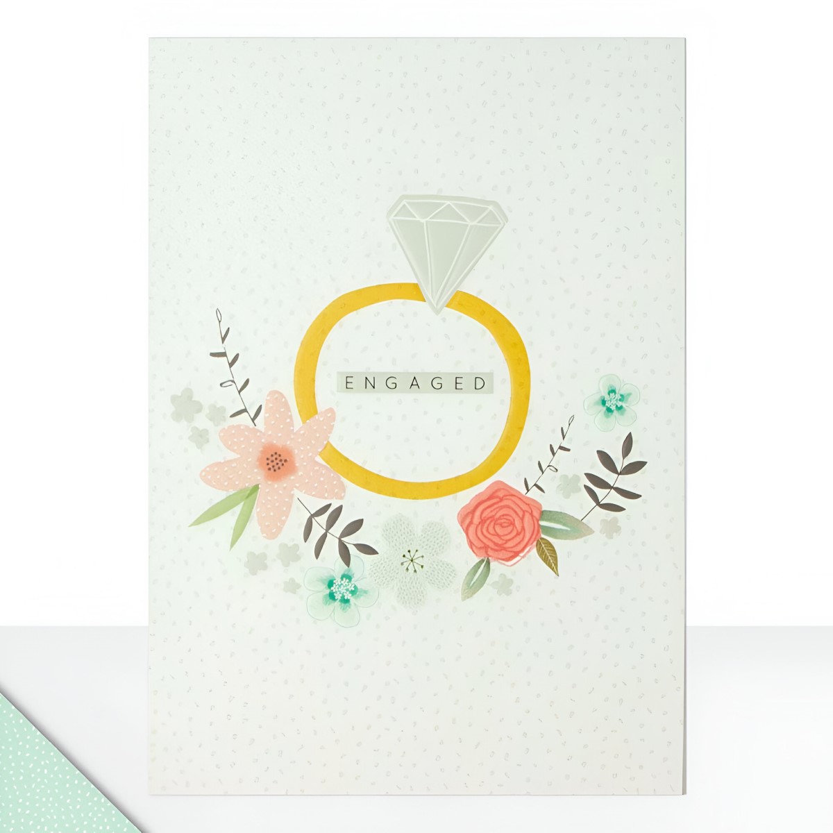 Happy Engagement Greeting Card - Click Image to Close