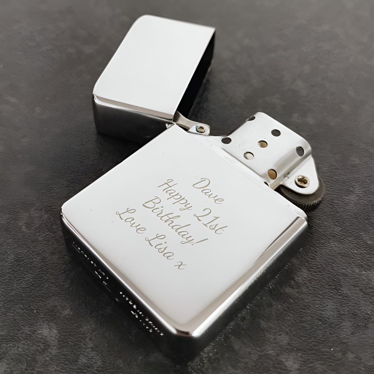 Personalised Lighter Any Message Engraved - Click Image to Close