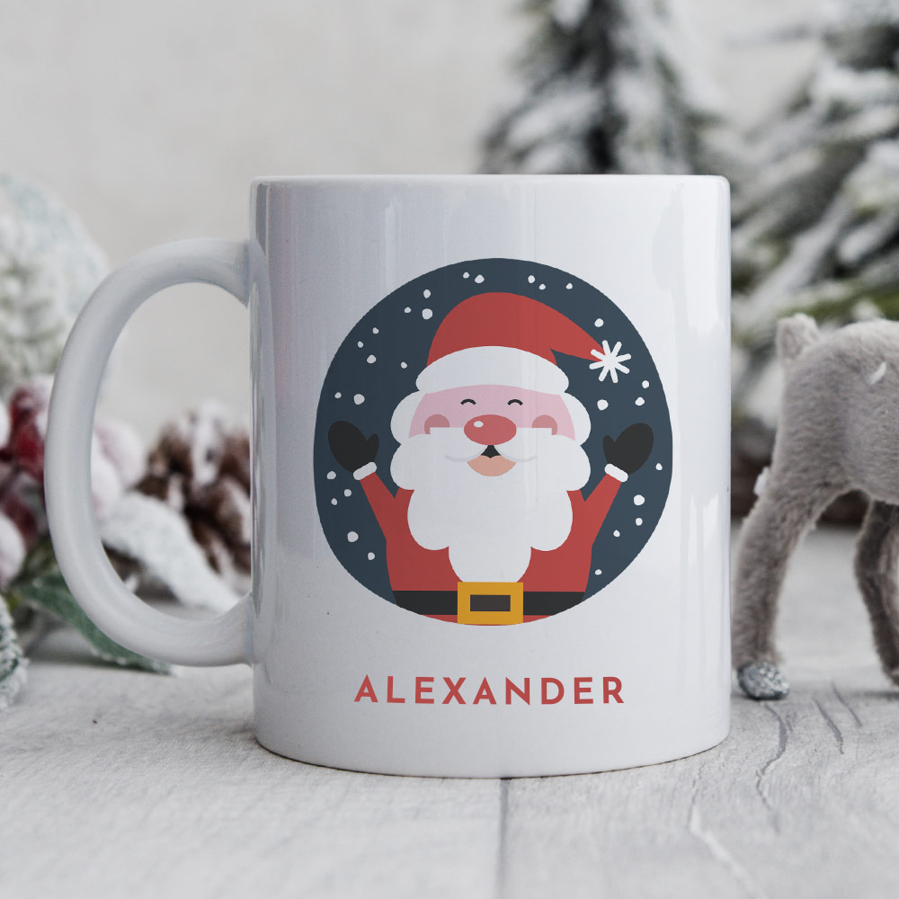 Personalised Santa Christmas Mug - Click Image to Close