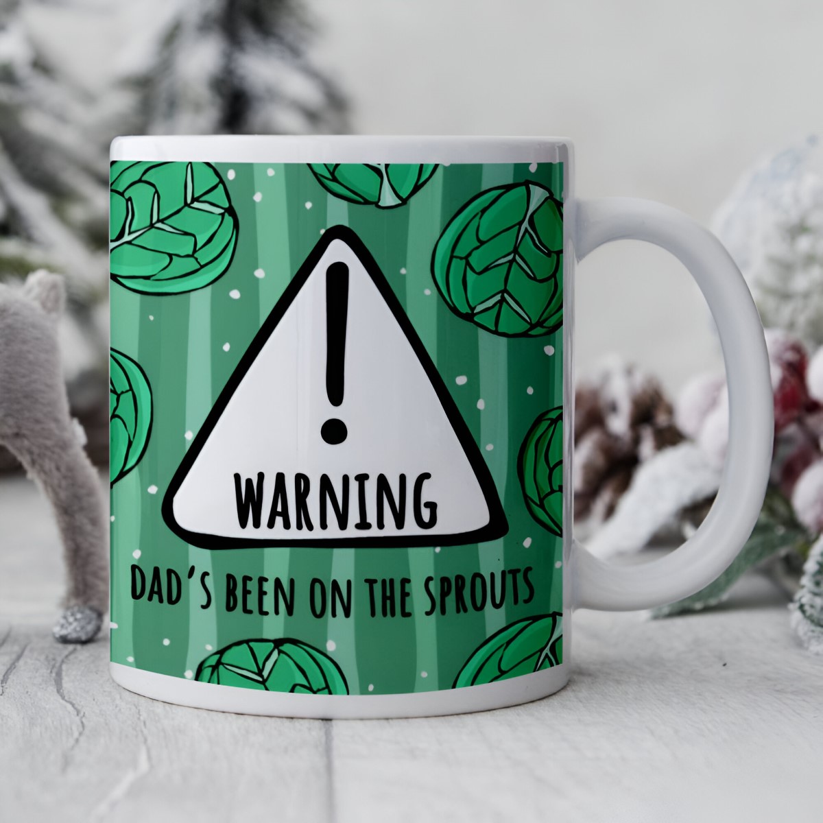 Personalised Fartmas Sprout Mug - Click Image to Close